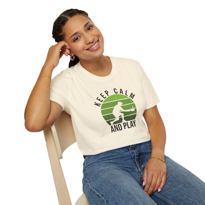 Women's Playful Pickleball T-shirt - Keep Calm and Play