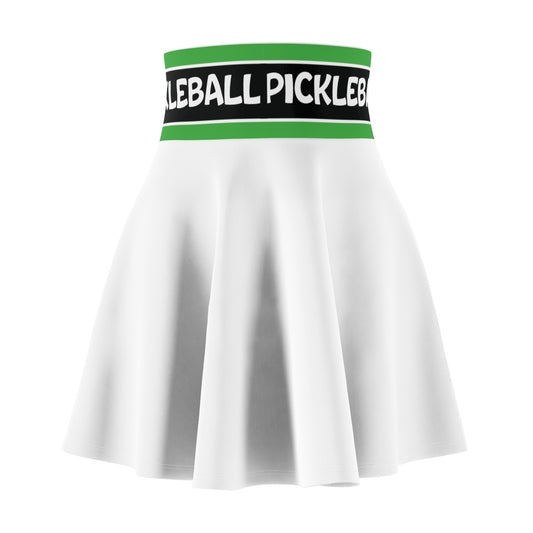 Women's Funny Pickleball Skirt - Pickleball Classic White