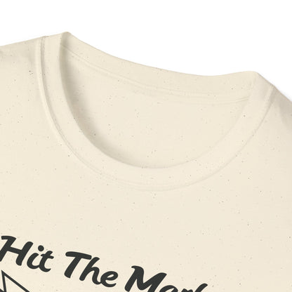 Men's Quirky Pickleball T-shirt - Hit the Mark with Pickleball