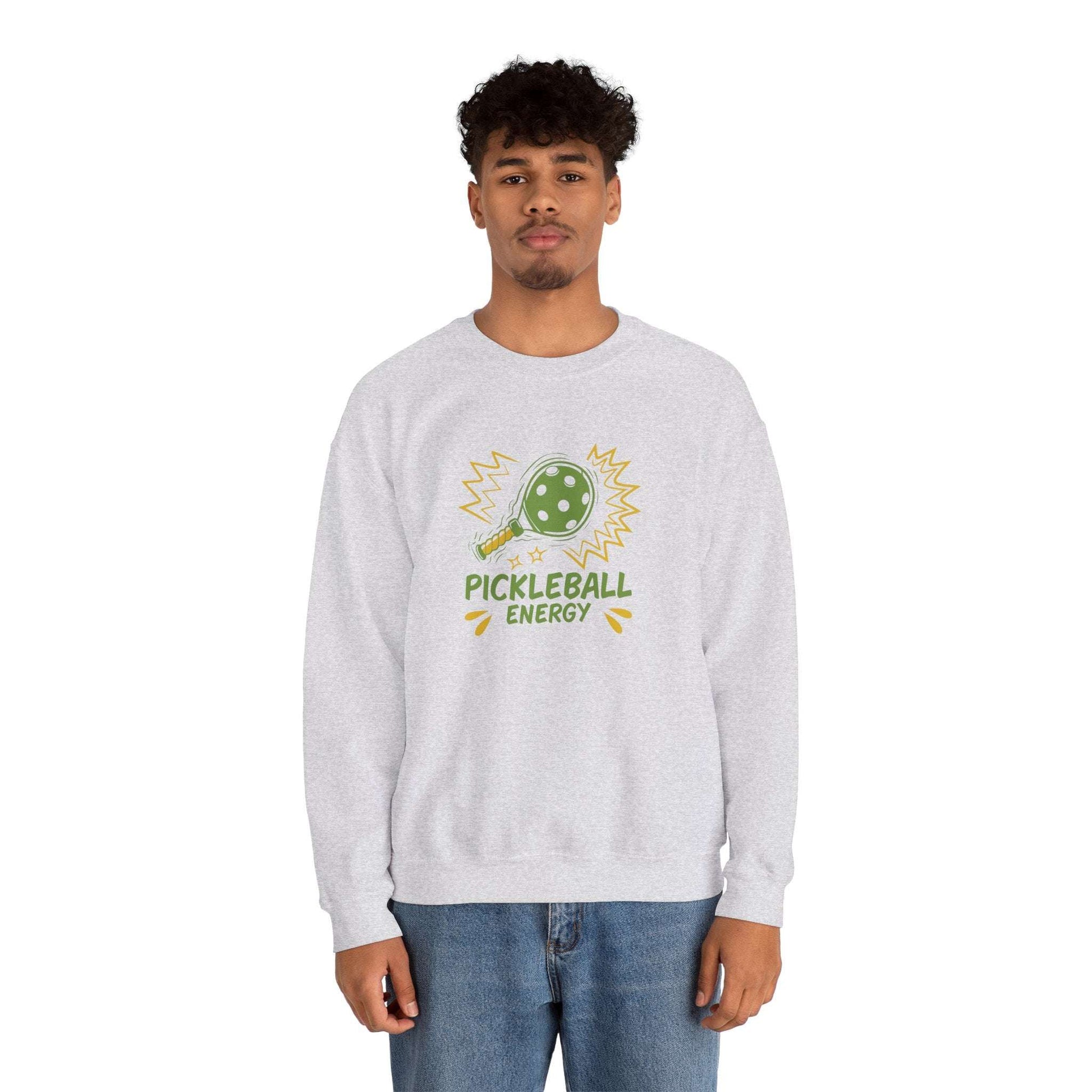 Men's Stylish Pickleball Sweatshirt - Pickleball Energy