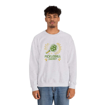 Men's Stylish Pickleball Sweatshirt - Pickleball Energy