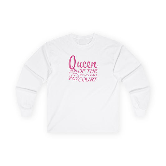 Women's Pickleball Long Sleeves top - Queen of the Pickleball Court
