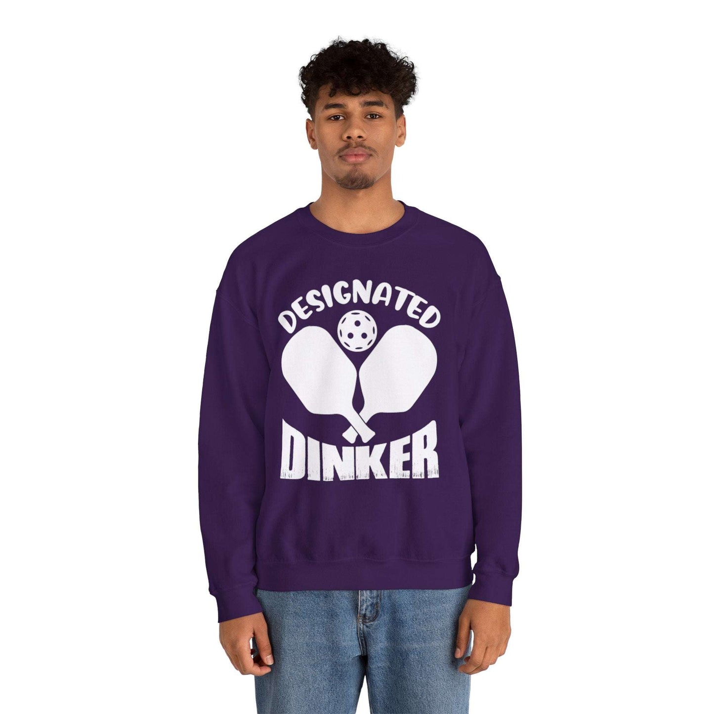 Men's Unique Pickleball Sweatshirt - Designated Dinker