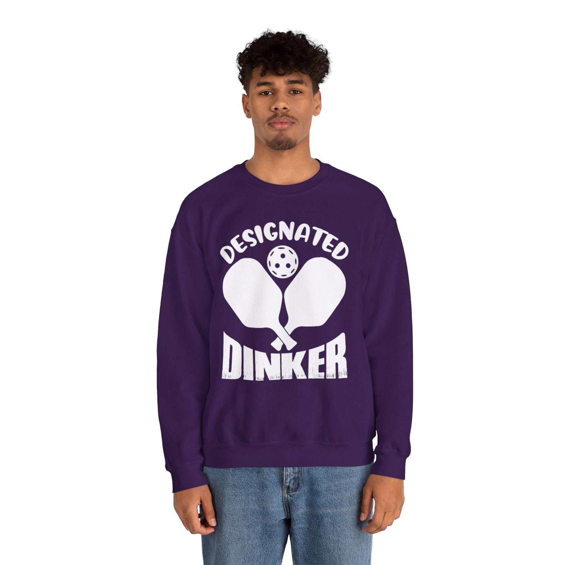 Men's Unique Pickleball Sweatshirt - Designated Dinker