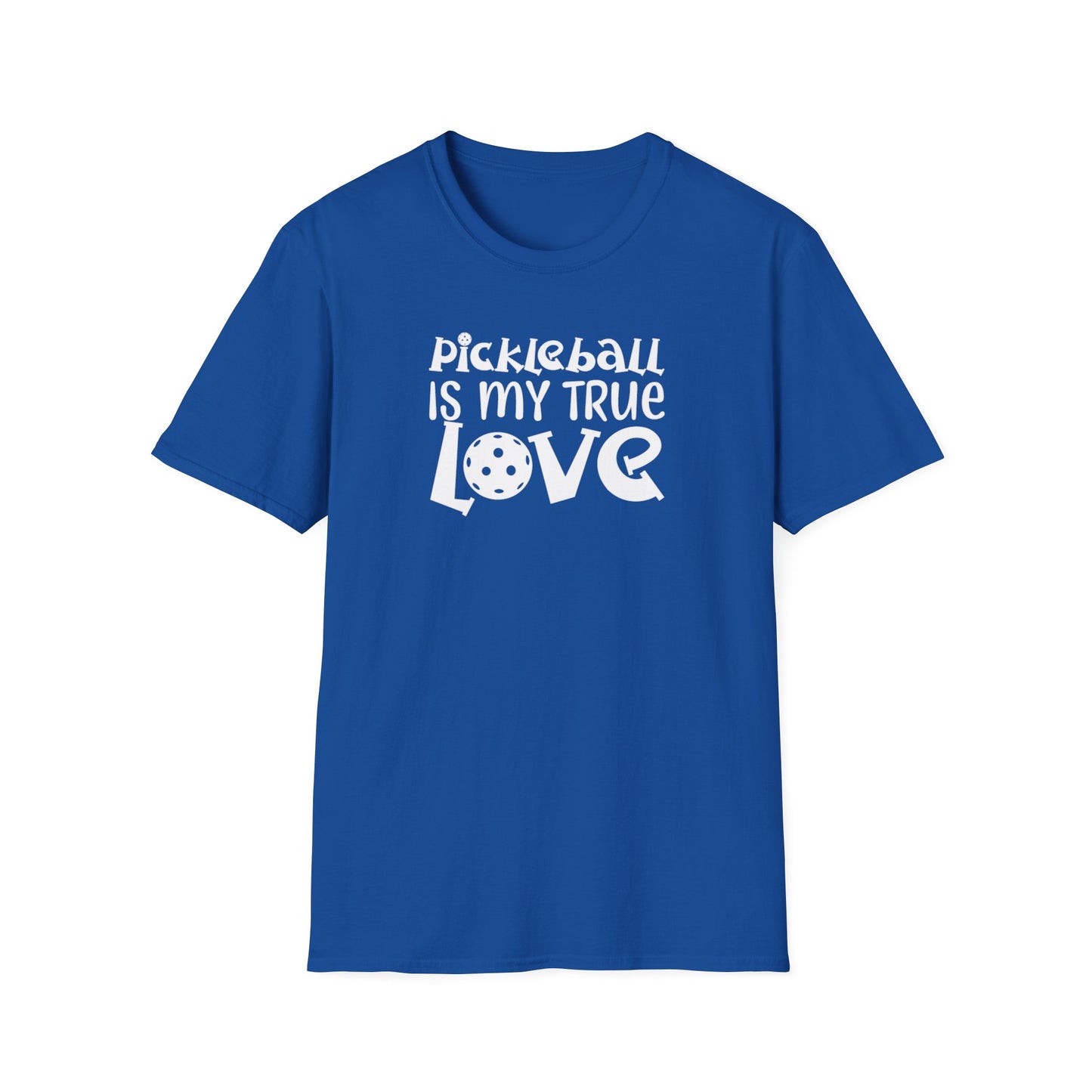Women's Cool Pickleball T-shirt - Pickleball Is My True Love Royal