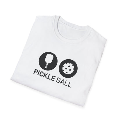 Women's Fun Pickleball T-shirt - Pickle and Ball