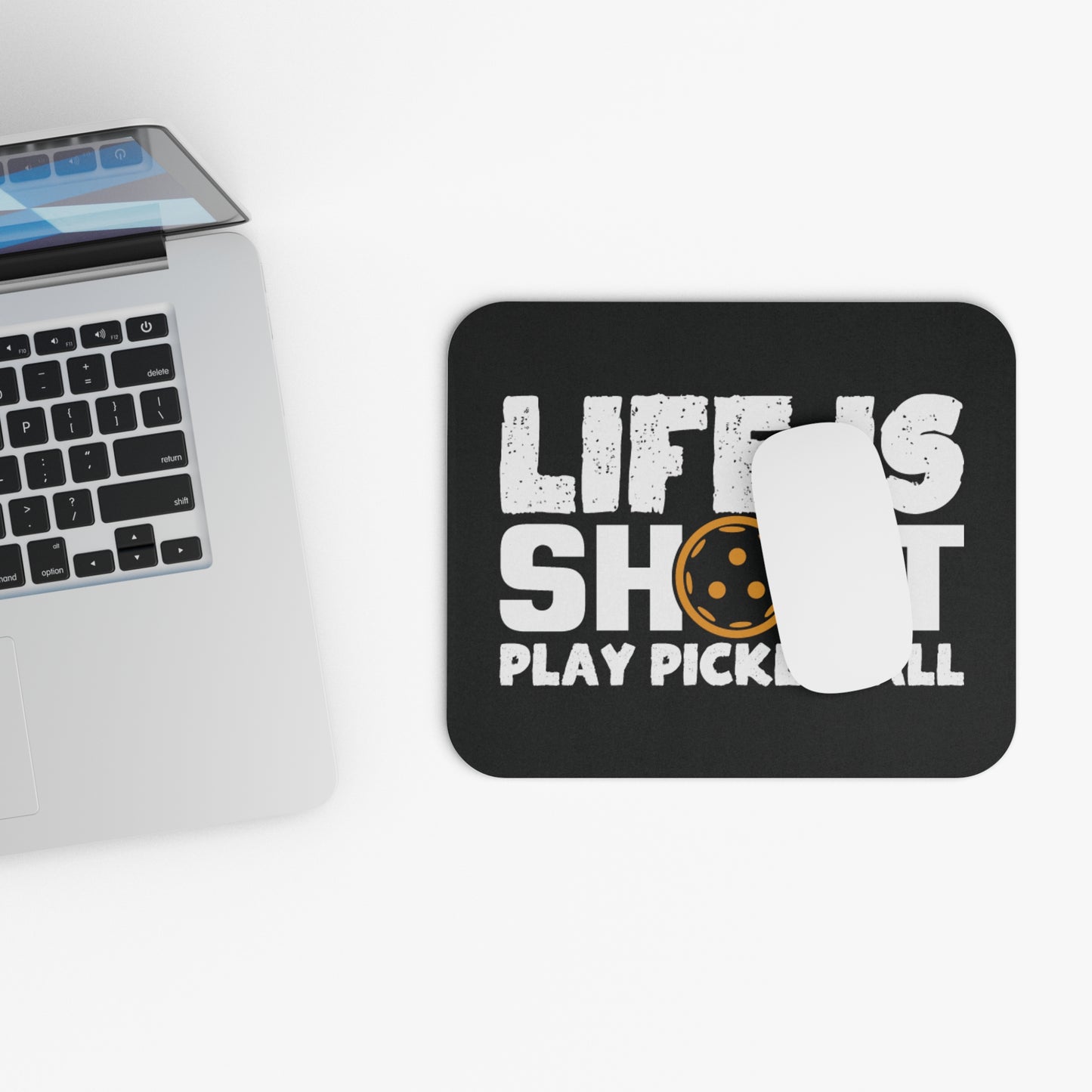 Pickleball Playful Mouse pad - Life Is Short Play Pickleball