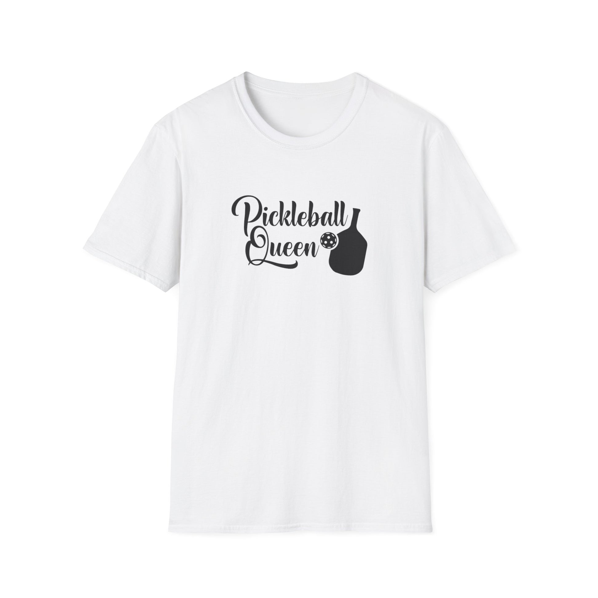 Women's Stylish Pickleball T-shirt - Pickleball Queen White