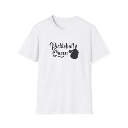 Women's Stylish Pickleball T-shirt - Pickleball Queen White