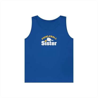 Women's Unique Pickleball Tank Top - Pickleball Sister Royal