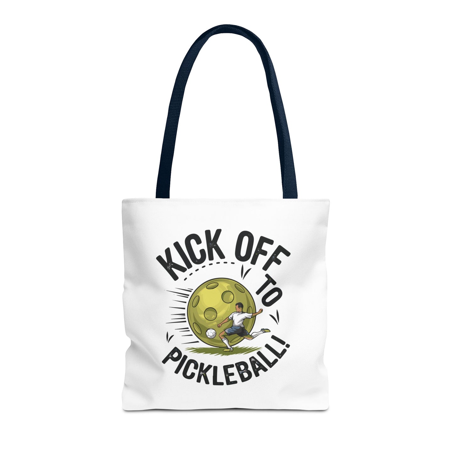 Pickleball Unique Tote Bag - Kick Off to Pickleball Navy