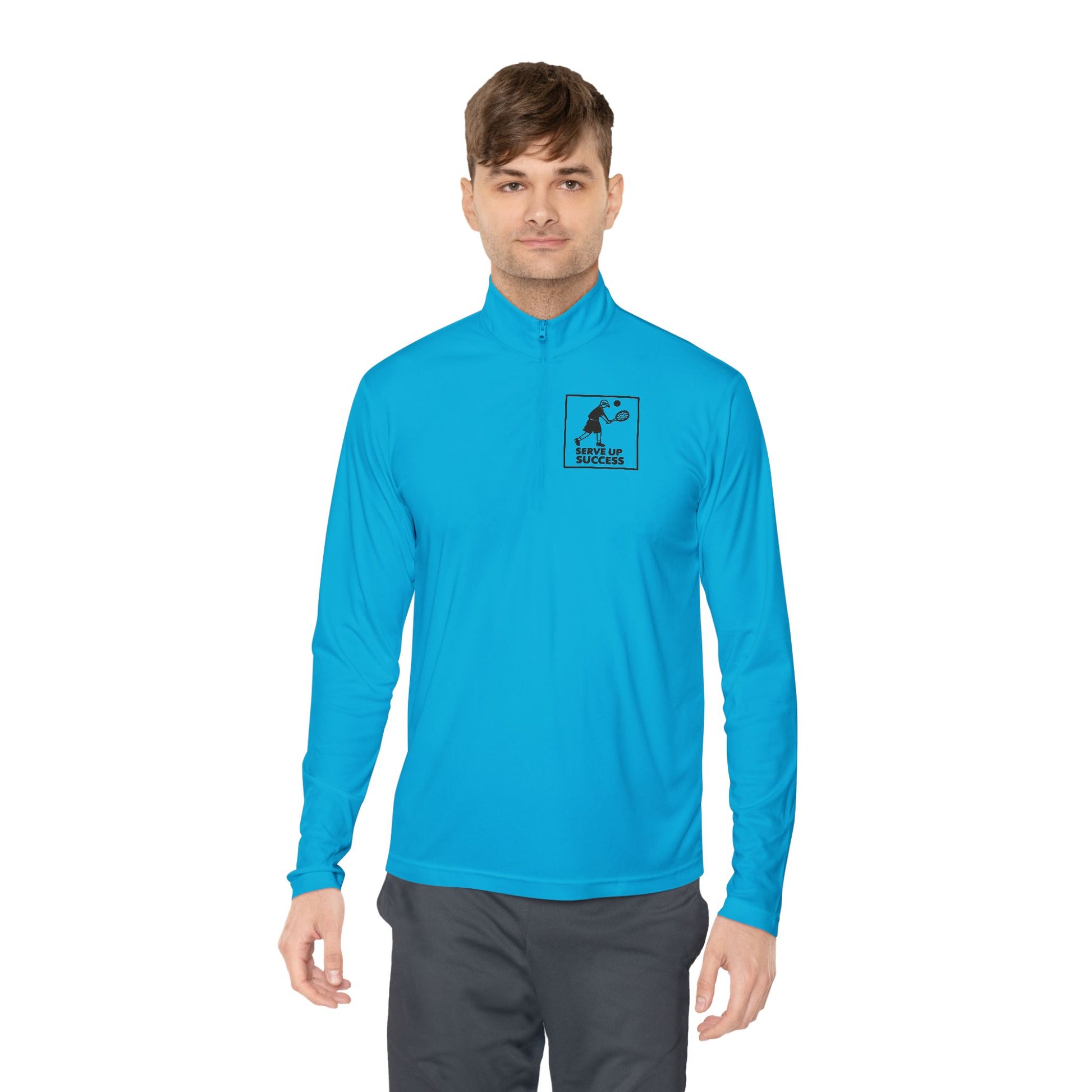Men's Durable Pickleball Pullover - Serve Up Success