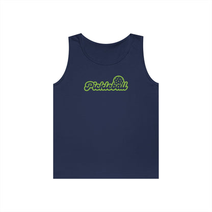 Women's Soft Pickleball Tank Top - Pickleball Flashy Navy