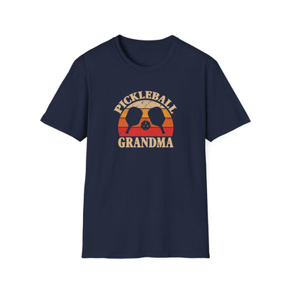 Women's Cool Pickleball T-shirt - Pickleball Grandma Navy