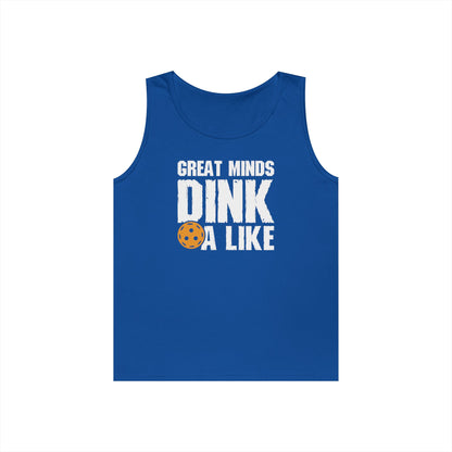 Men's Bold Pickleball Tank Top - Great Mind Dink a Like Royal