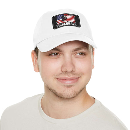 Pickleball Unique Cap - Pickleball with American Flag