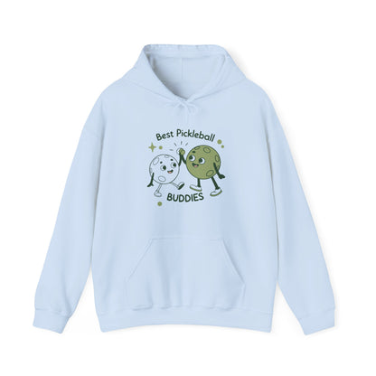 Women's Soft Pickleball Hoodie - Best Pickleball Buddies Blue