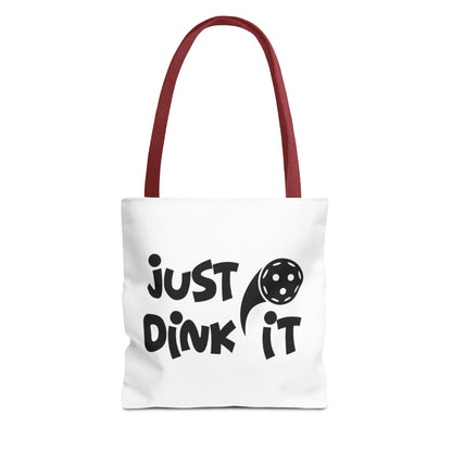 Pickleball Sporty Tote Bag - Just Dink It Red
