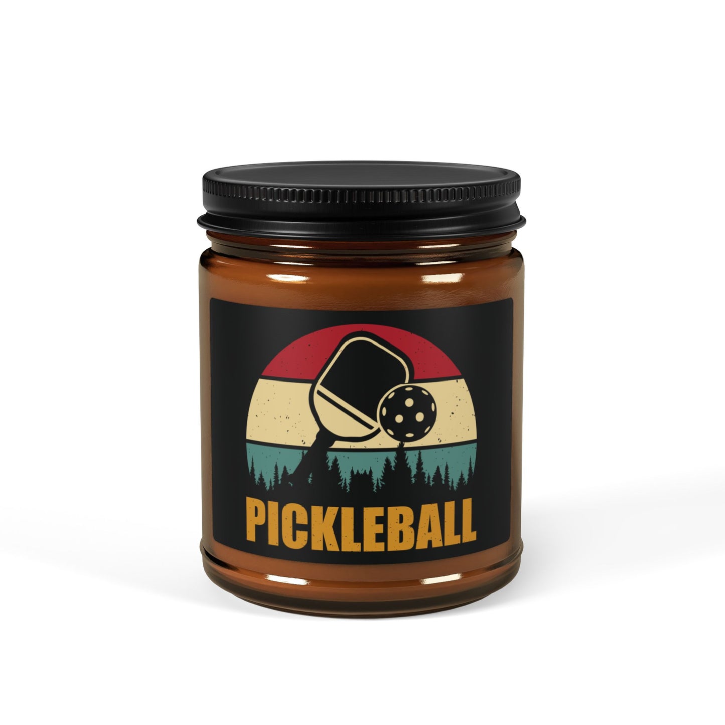 Pickleball Delightful Candle - Pickleball Retro Amber