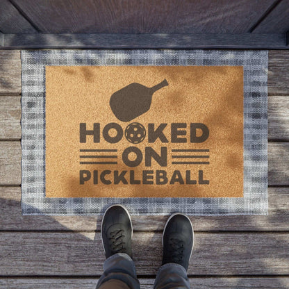 Pickleball Durable Doormat - Hooked on Pickleball