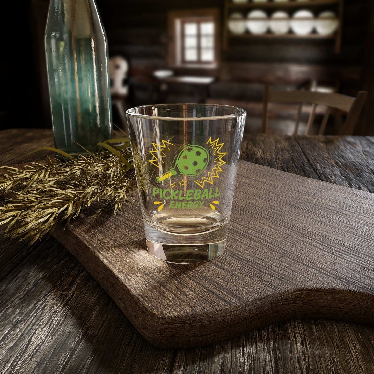 Pickleball Energetic Shot Glass - Pickleball Energy