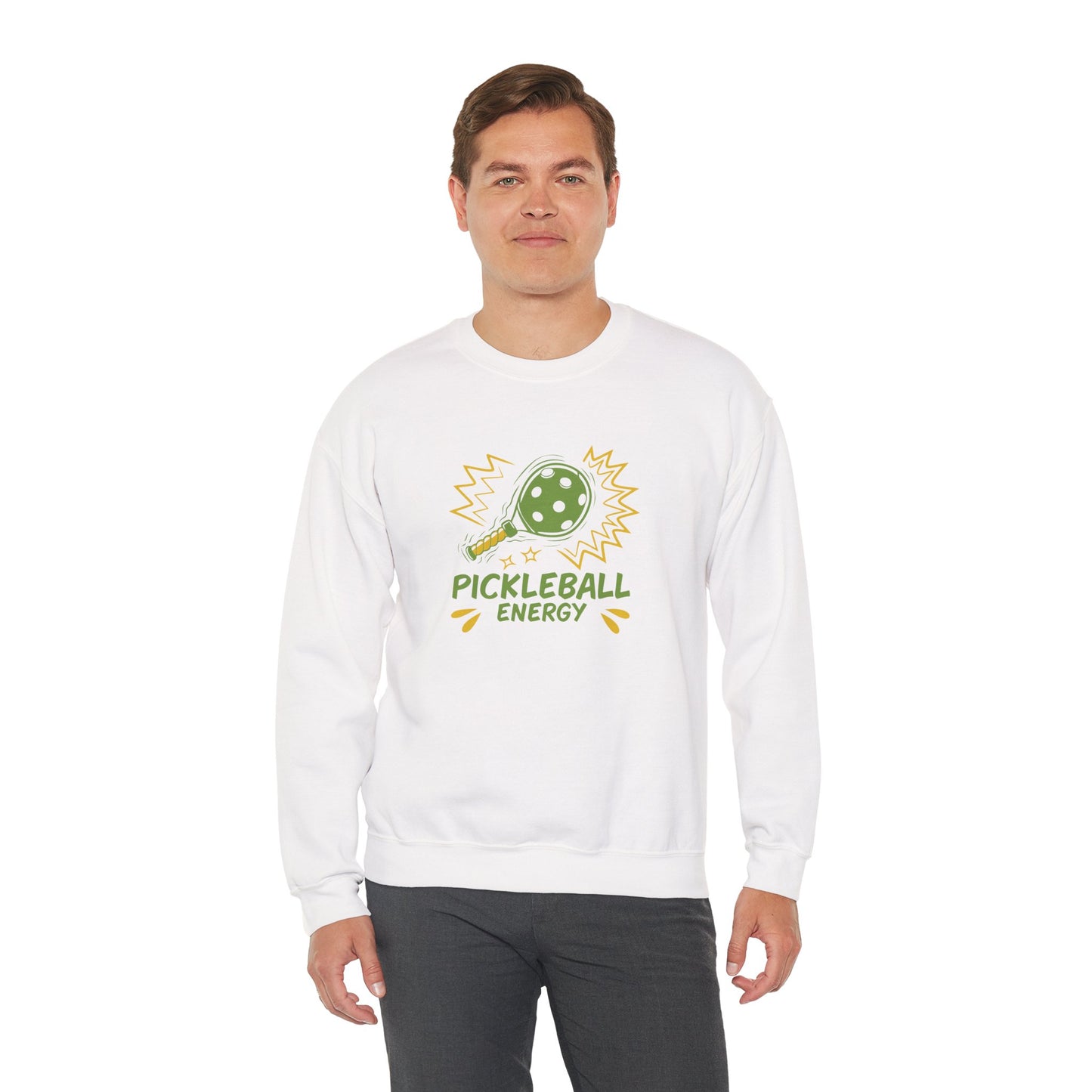 Men's Stylish Pickleball Sweatshirt - Pickleball Energy