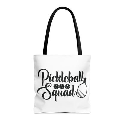 Pickleball Durable Tote Bag - Pickleball squad Black