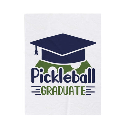 Pickleball Handy Blanket - Pickleball Graduate White