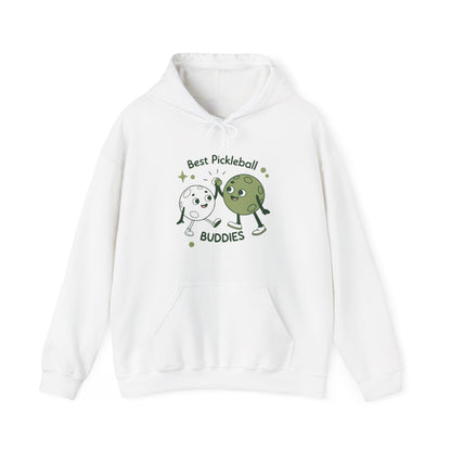 Women's Soft Pickleball Hoodie - Best Pickleball Buddies White