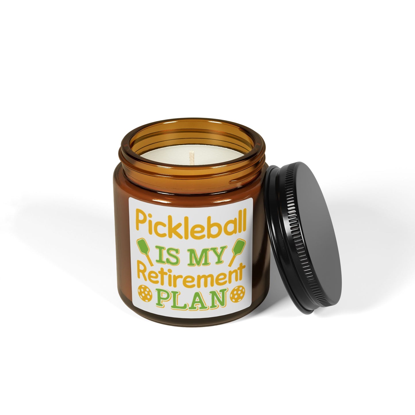 Pickleball Delightful Candle - Pickleball Is My Retirement Plan