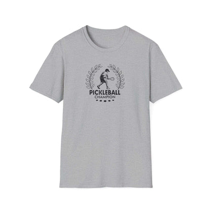 Men's Sporty Pickleball T-shirt - Pickleball Champion Gray