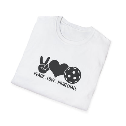 Men's Lightweight Pickleball T-shirt - Peace, Love, Pickleball