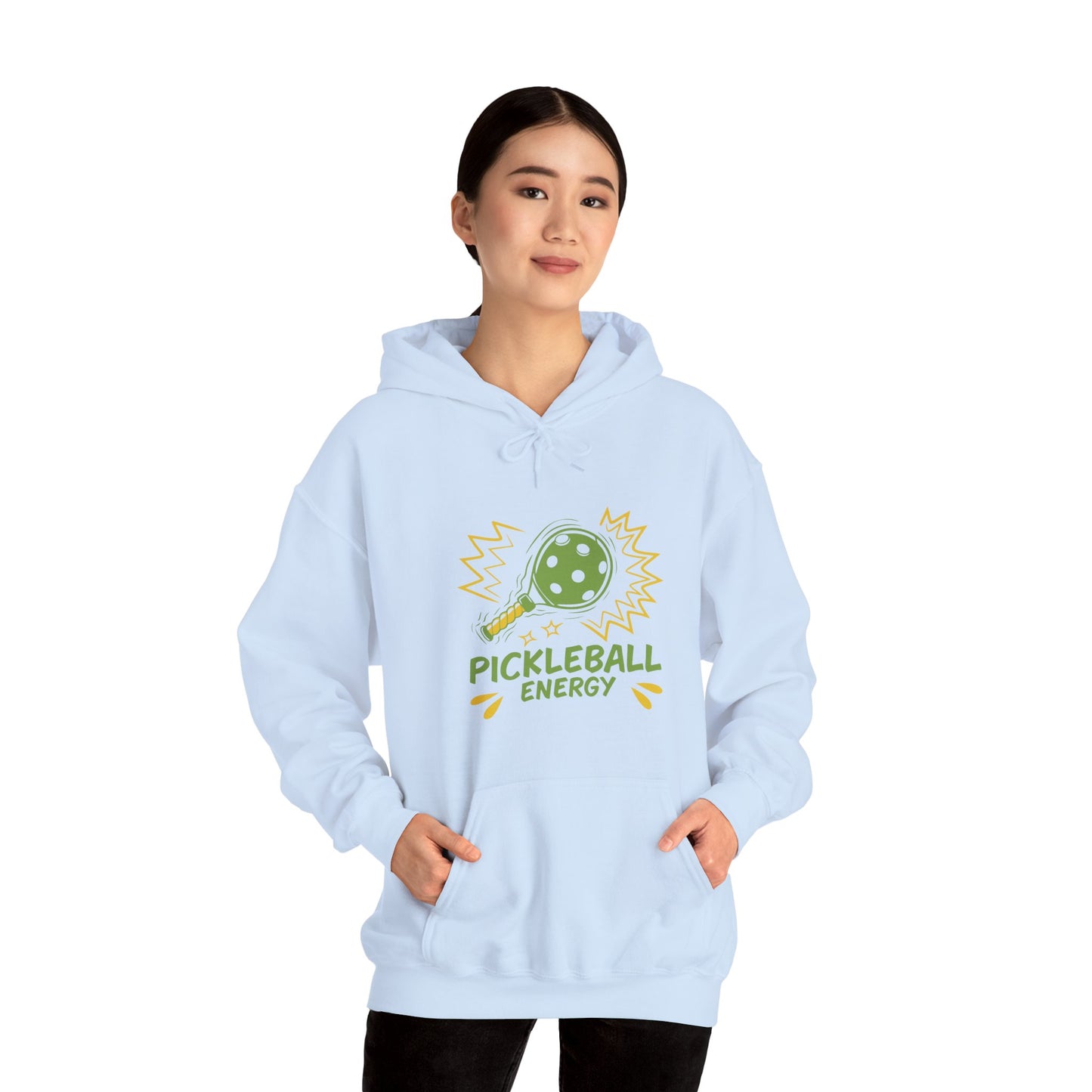 Women's Eye-Catching Pickleball Hoodie - Pickleball Energy