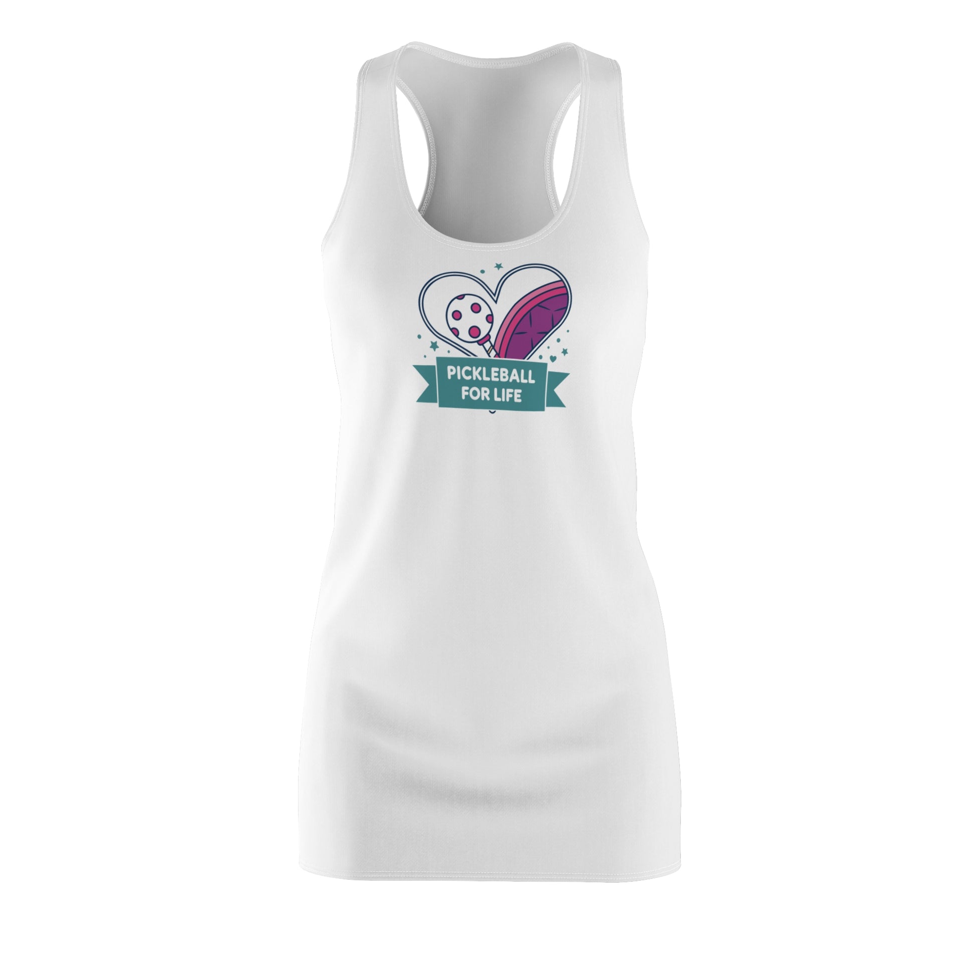 Women's Unique Pickleball Dress - Pickleball for Life White