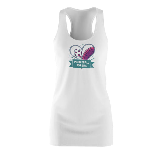 Women's Unique Pickleball Dress - Pickleball for Life White