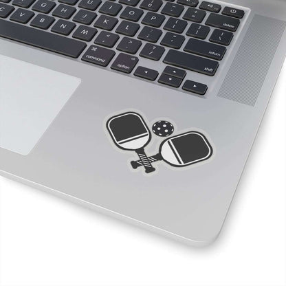 Pickleball Unique Stickers - paddles and ball