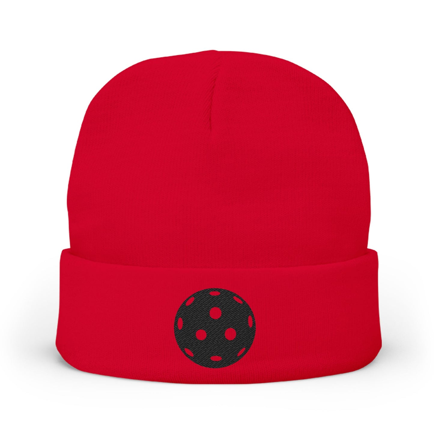 Pickleball Durable Beanie - Pickleball Ball Red