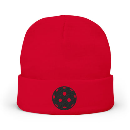 Pickleball Durable Beanie - Pickleball Ball Red