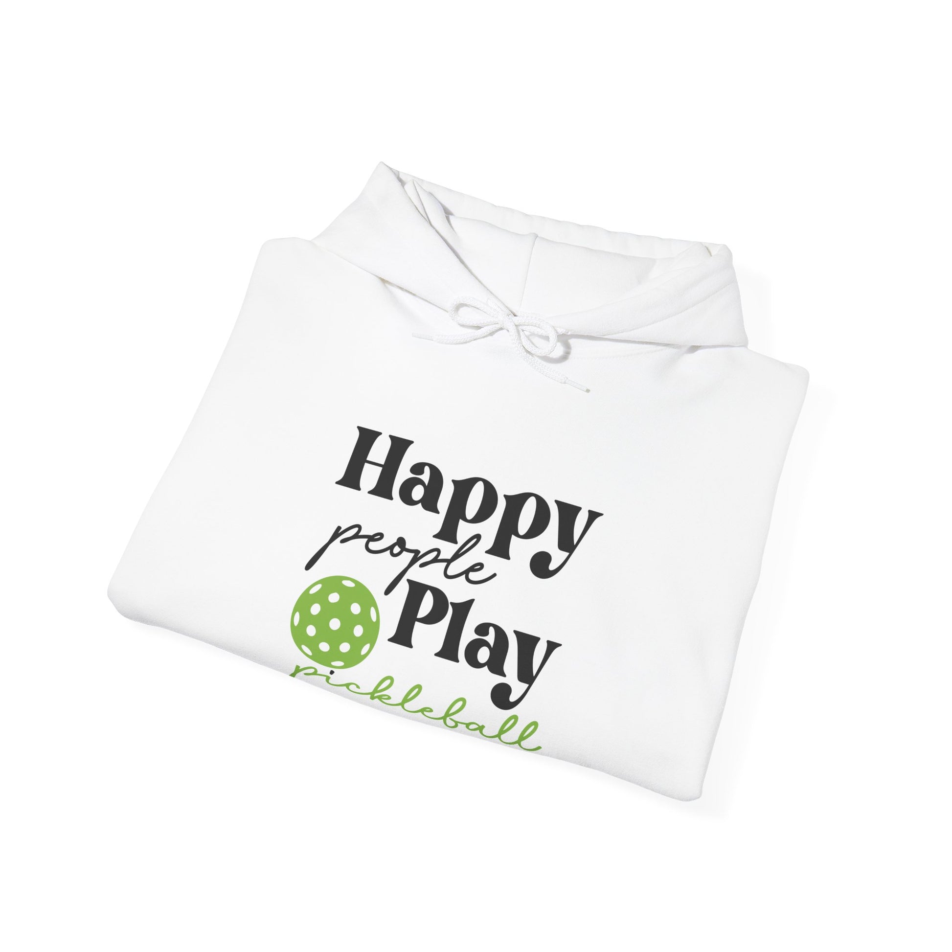 Women's Comfy Pickleball Hoodie - Happy People Play Pickleball