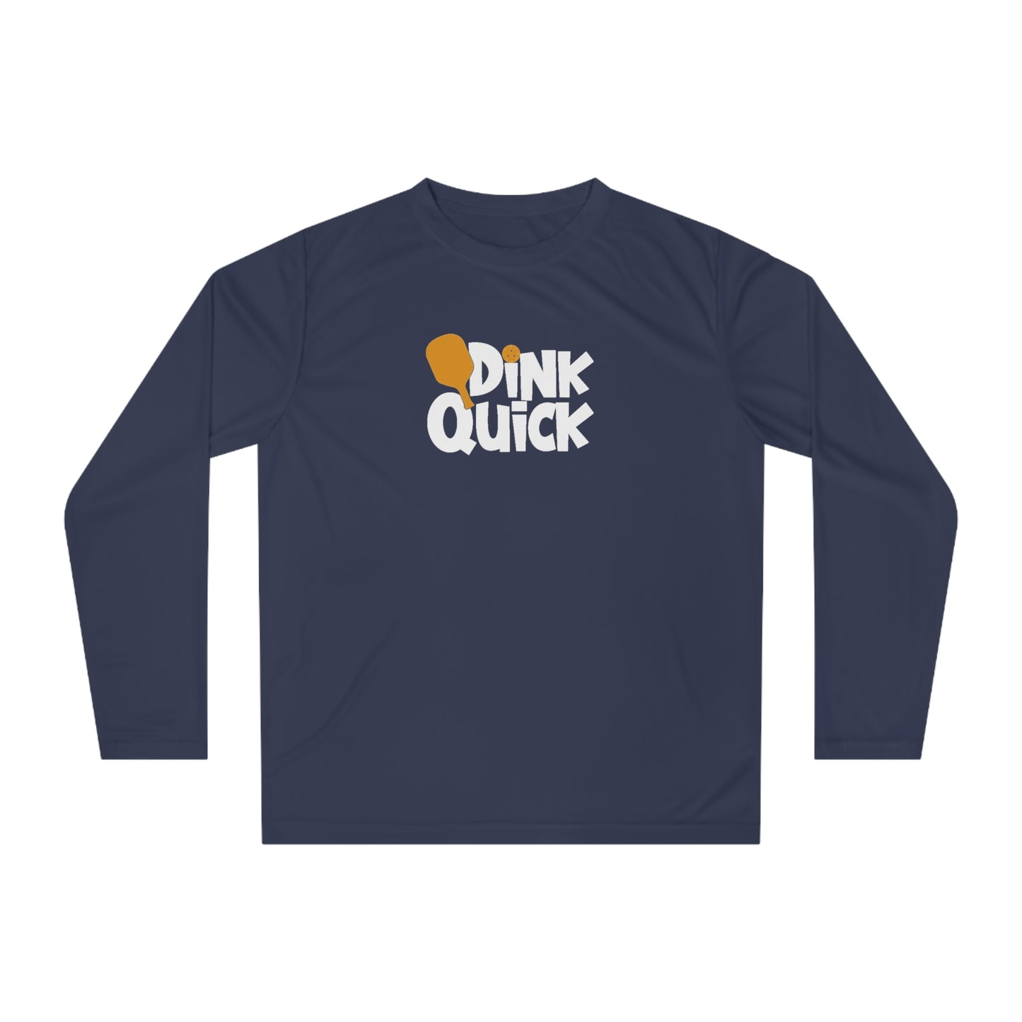 Men's Stylish Pickleball Long Sleeves top - Quick Dink Navy