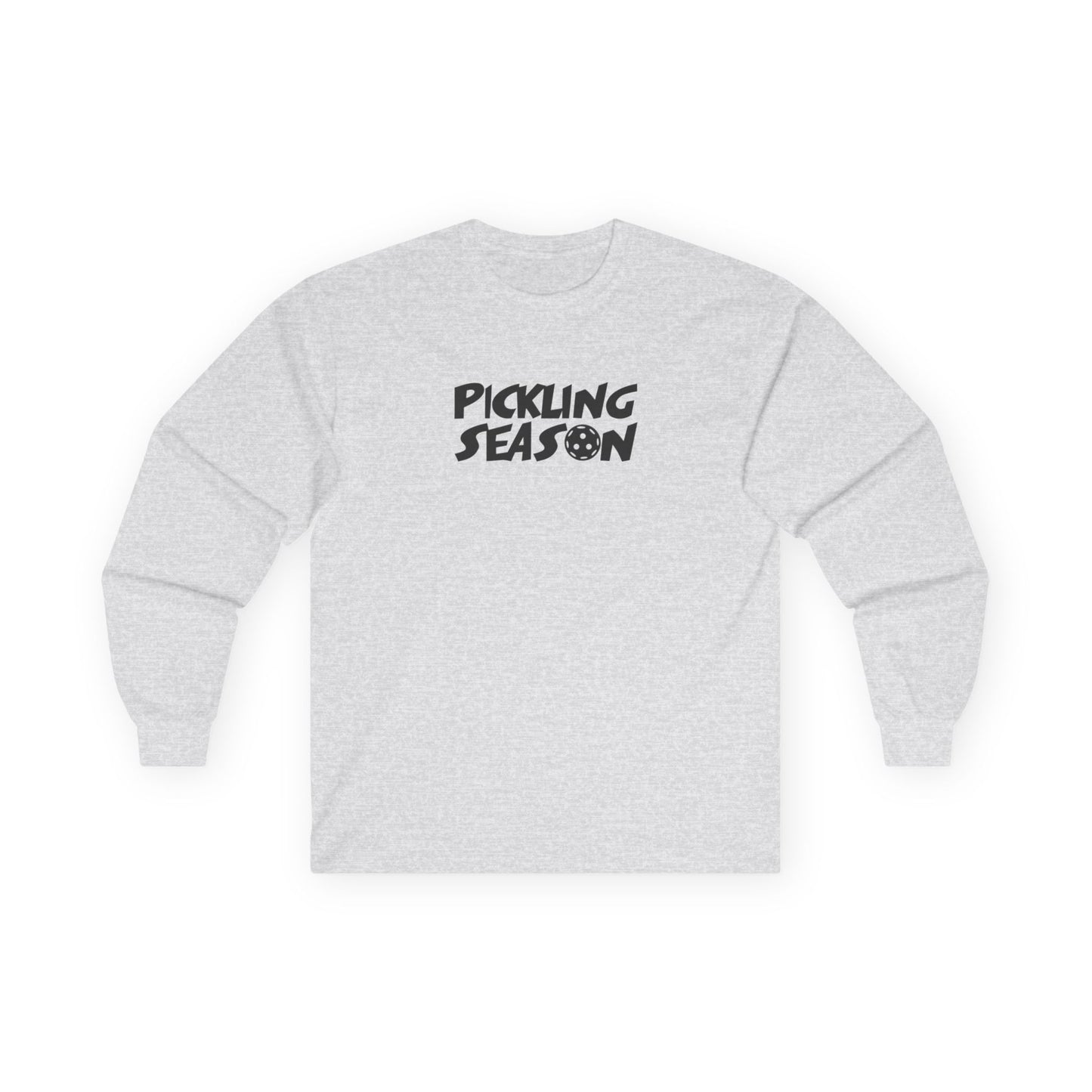 Women's Comfy Pickleball Long Sleeves top - Pickling Season Gray