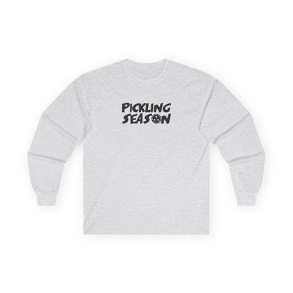 Women's Comfy Pickleball Long Sleeves top - Pickling Season Gray