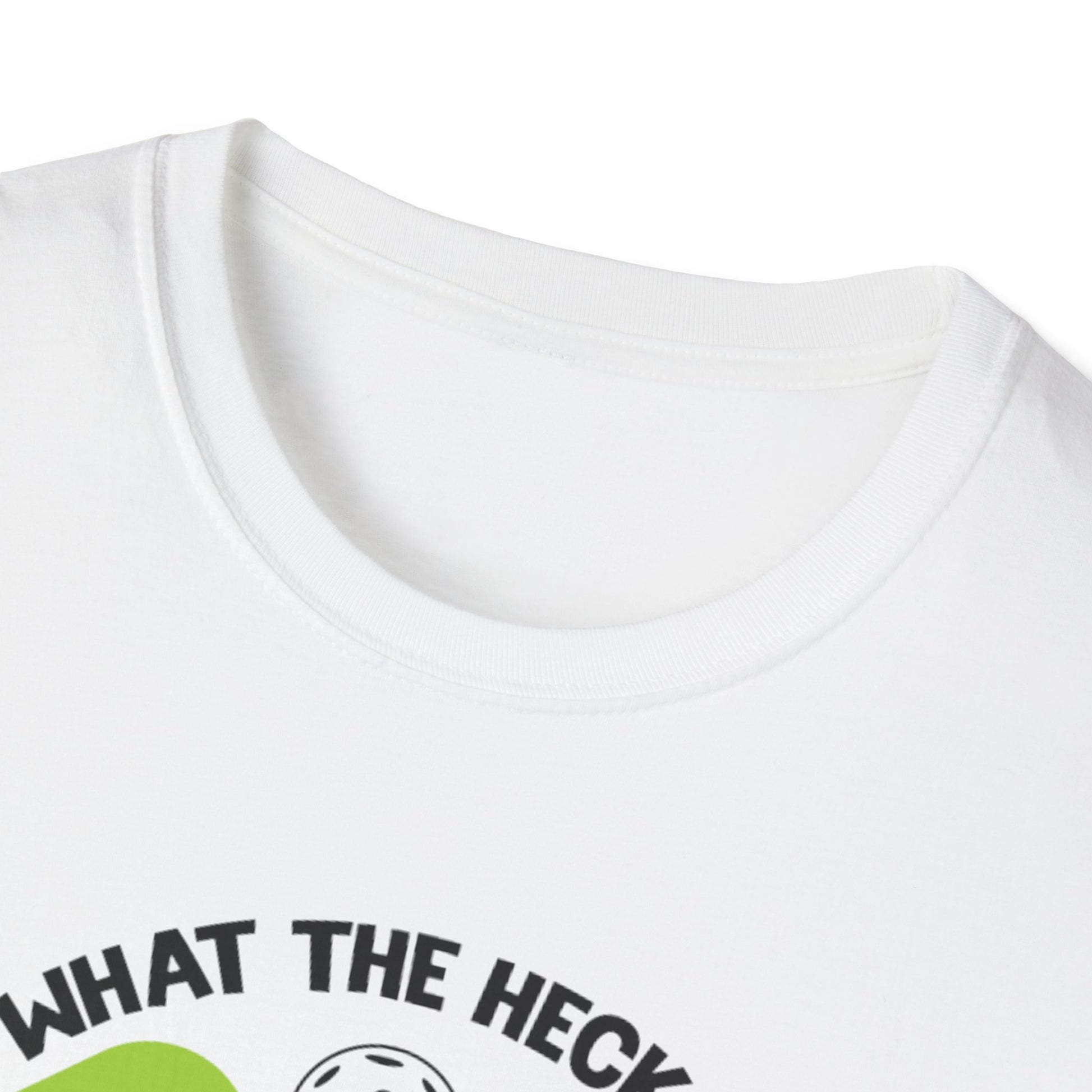 Men's Funny Pickleball T-shirt - What the Heck Is Pickleball?