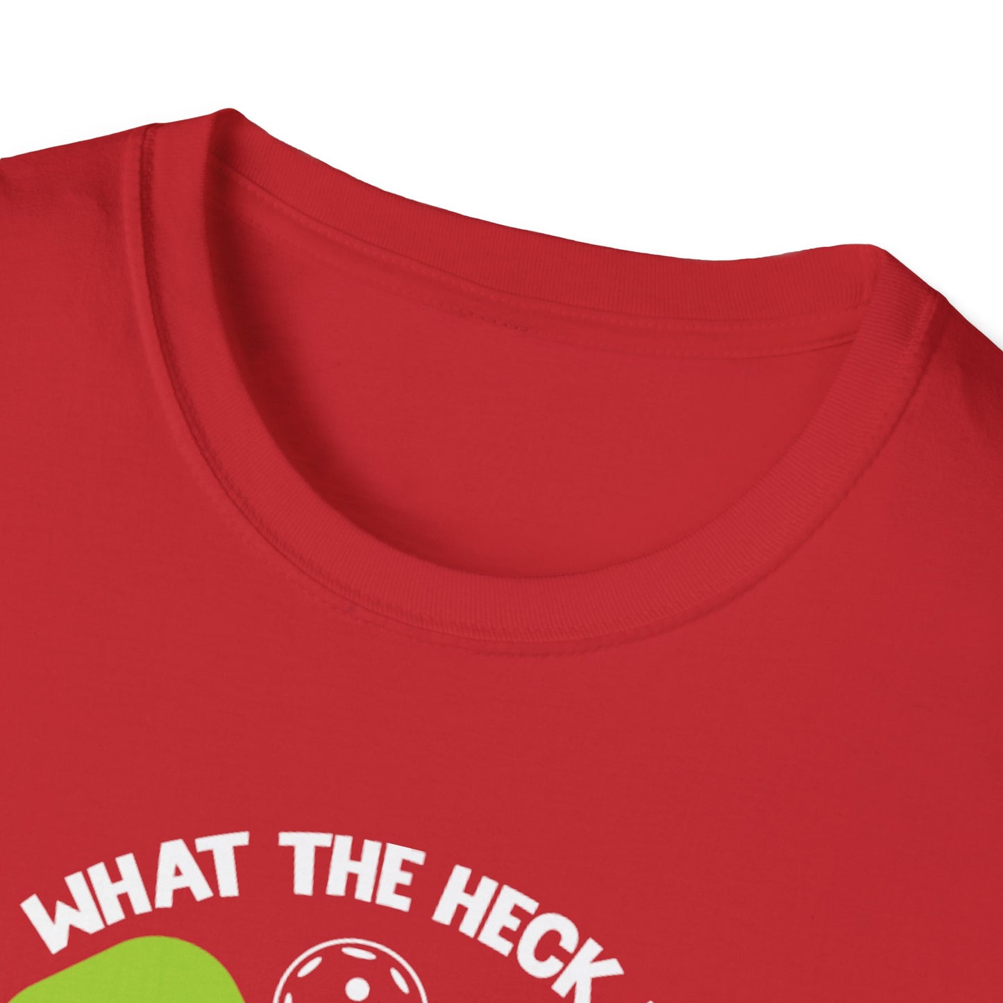 Women's Funny Pickleball T-shirt - What the Heck Is Pickleball?