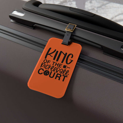 Pickleball Stylish Luggage Tag - King of the Pickleball Court