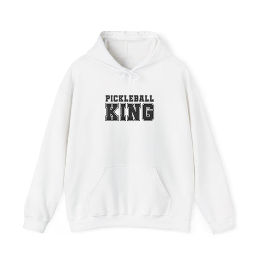 Men's Lightweight Pickleball Hoodie - Pickleball King White