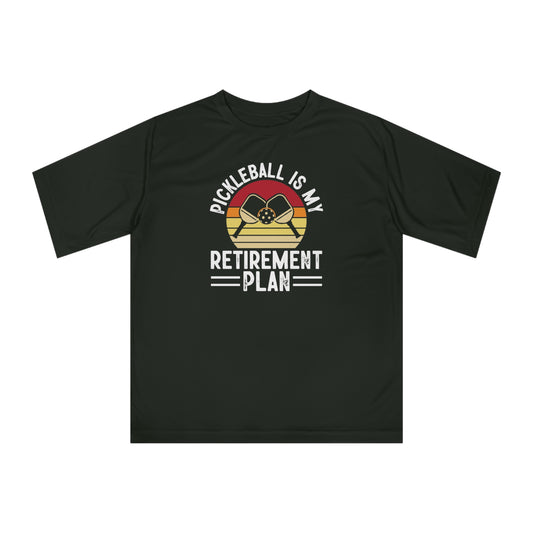 Women's Pickleball T-shirt - Pickleball Is My Retirement Plan Black