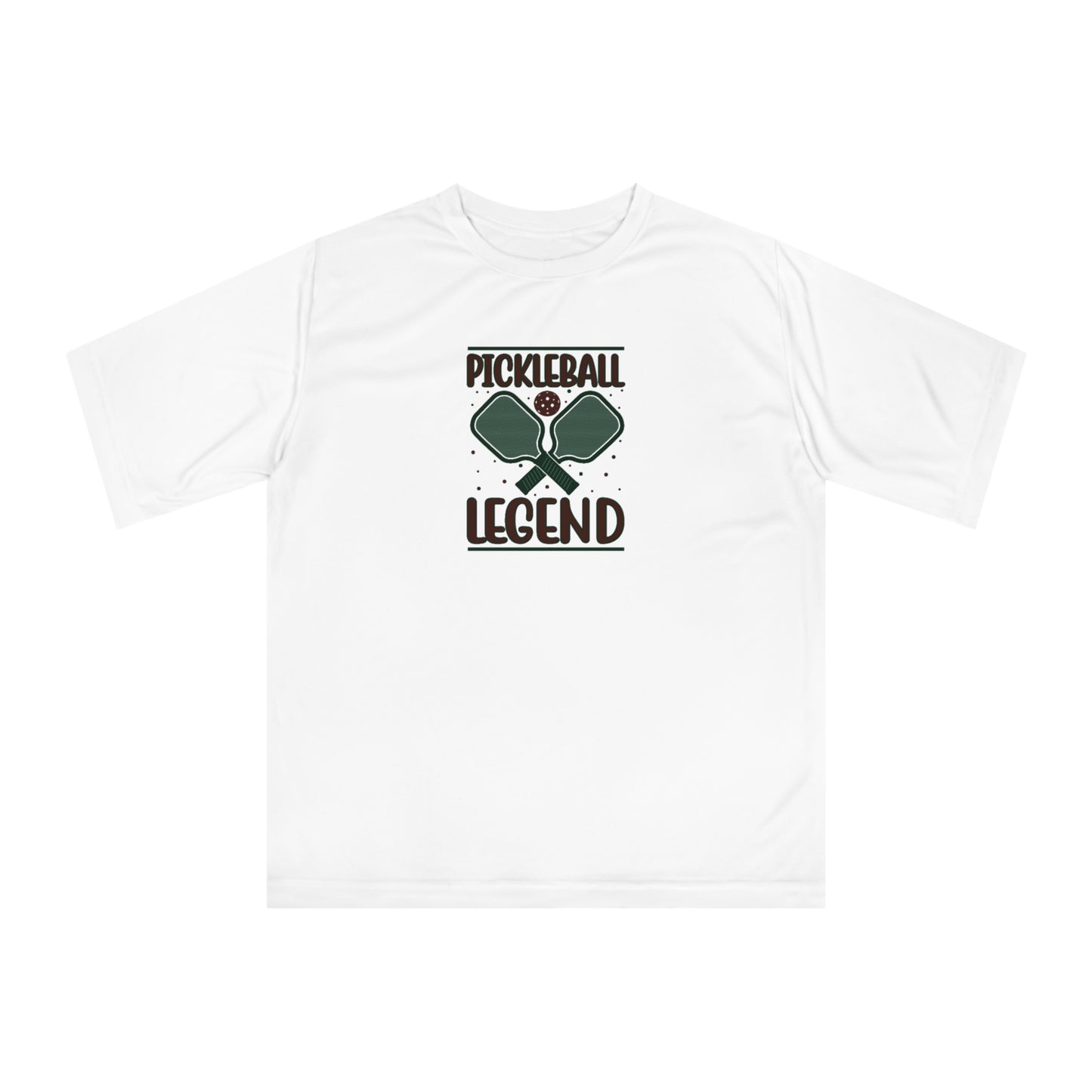 Men's Sporty Pickleball T-shirt - Pickleball Legend White