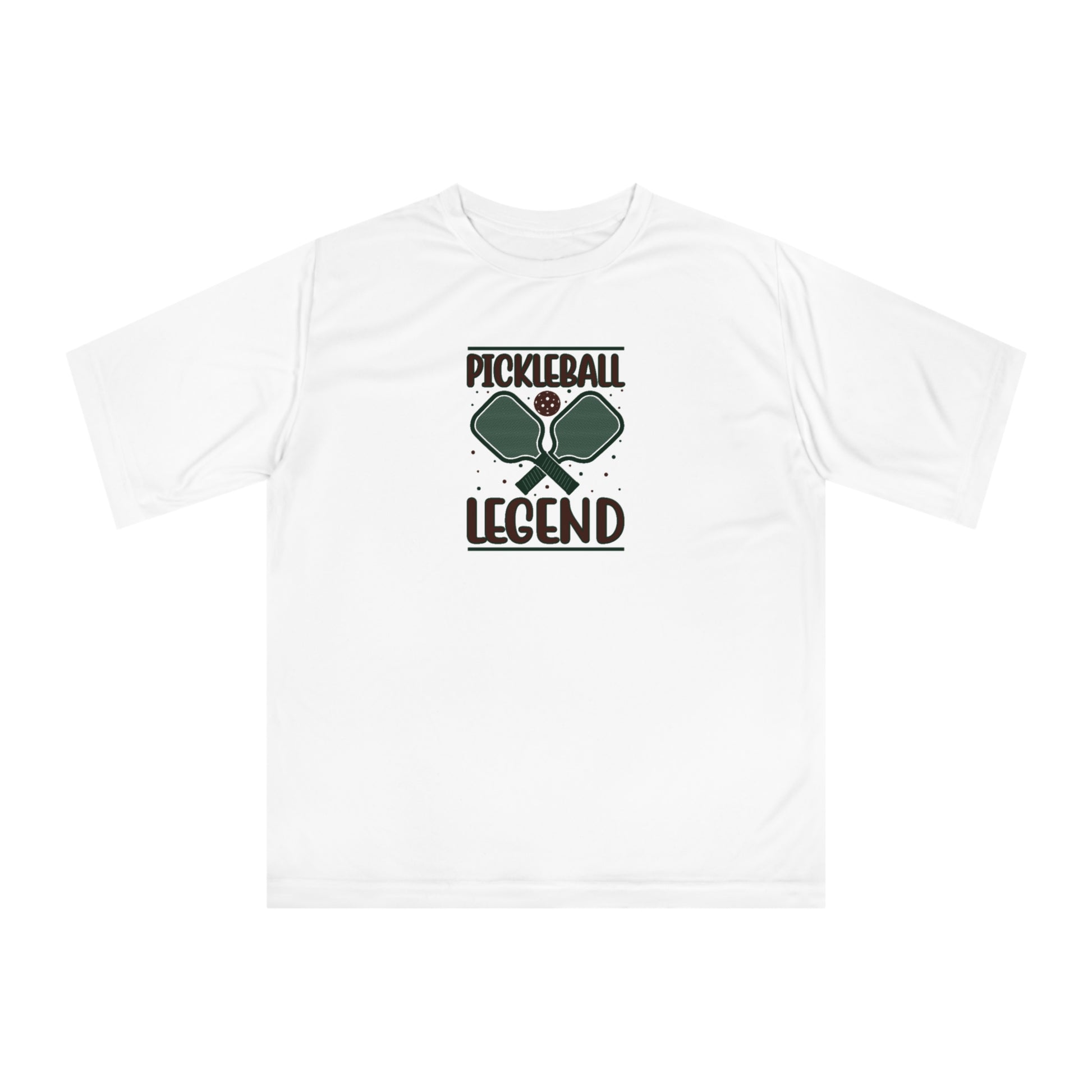 Men's Sporty Pickleball T-shirt - Pickleball Legend White