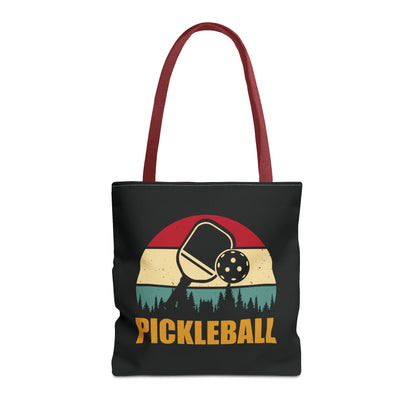 Pickleball Cool Tote Bag - Pickleball Retro Red